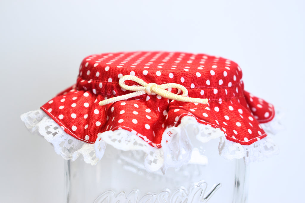 Gorrito de frasco kéfir (Encaje)