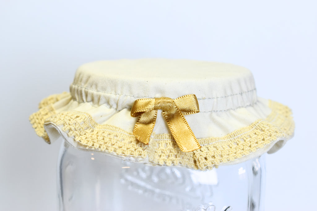 Gorrito de frasco kéfir (Encaje)